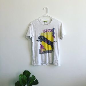 Versace Jeans Short Sleeve White Tee Shirt